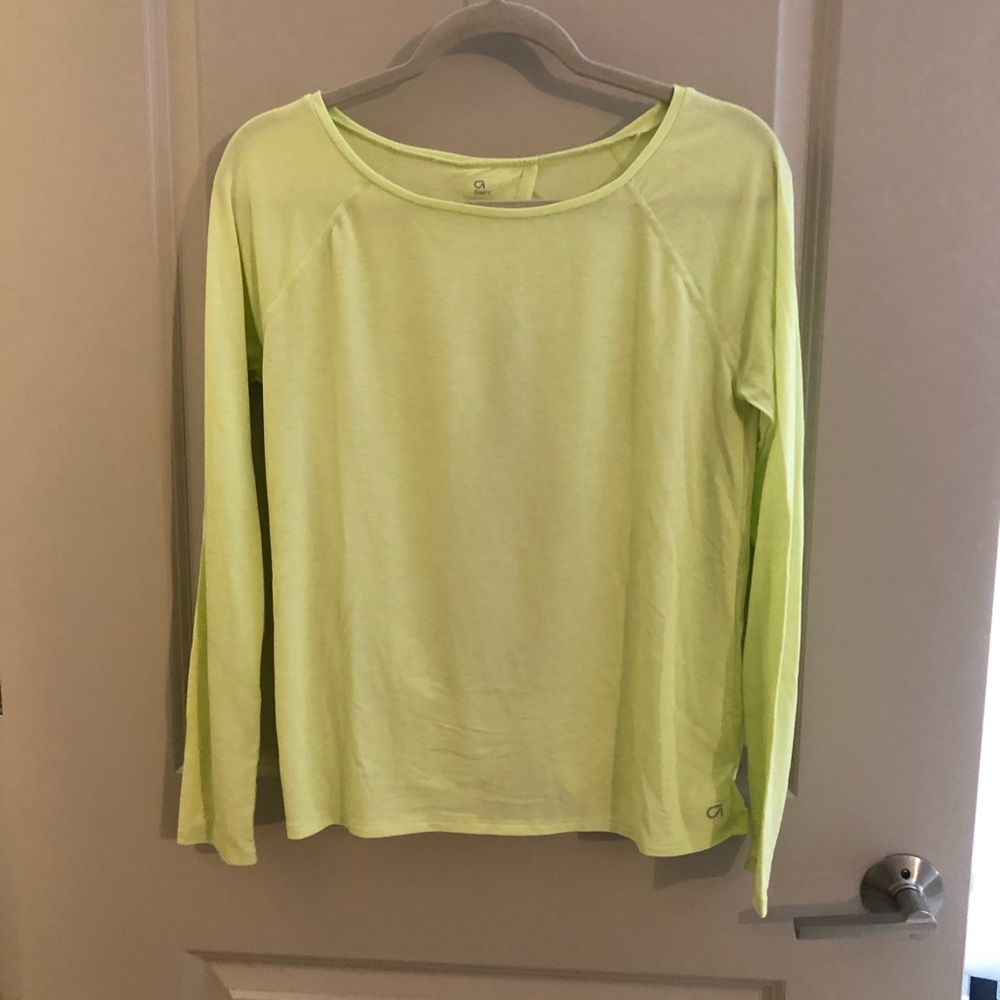 Bright green activewear top